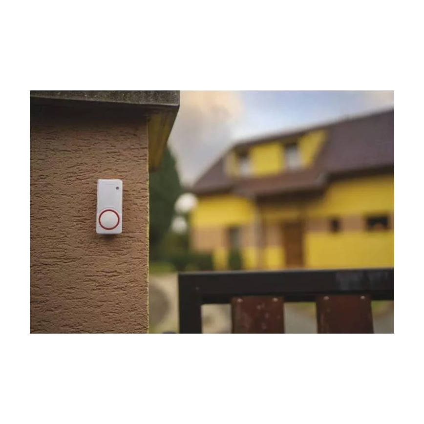 SADA Bezdrátový zvonek do zásuvky + 2x tlačítko 230V IP44